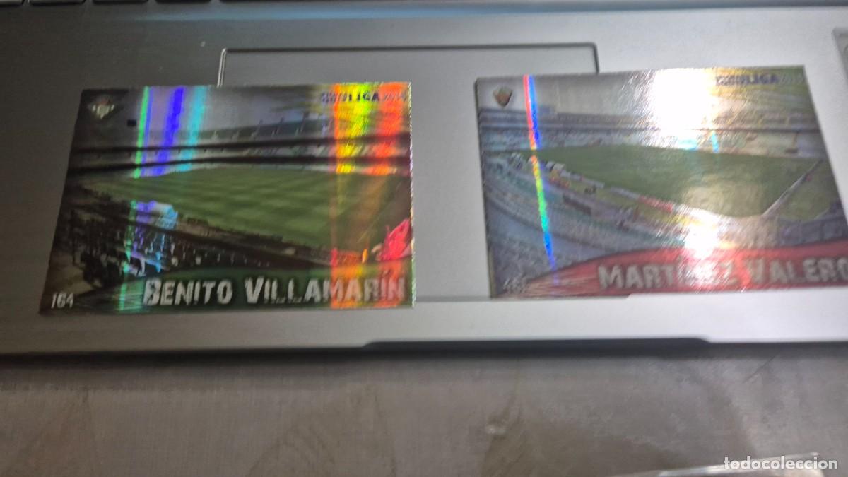 Cromos de Futebol: LOTE MUNDICROMO OFICIAL QUIZ GAME 2014 N&ordm; 461 Y 164 BRILLO RAYAS