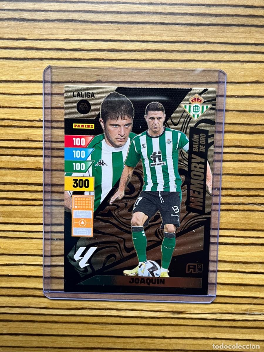 Figurine di Calcio: CROMO ADRENALYN 2023-24 MEMORY BALON ORO JOAQU&Iacute;N. 23-24