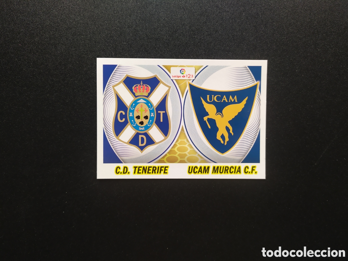 Cartes &agrave; collectionner de Football: Liga este 2016 2017 16 17 panini escudos LaLiga 1/2/3 n&deg; 10 Tenerife UCAM Murcia