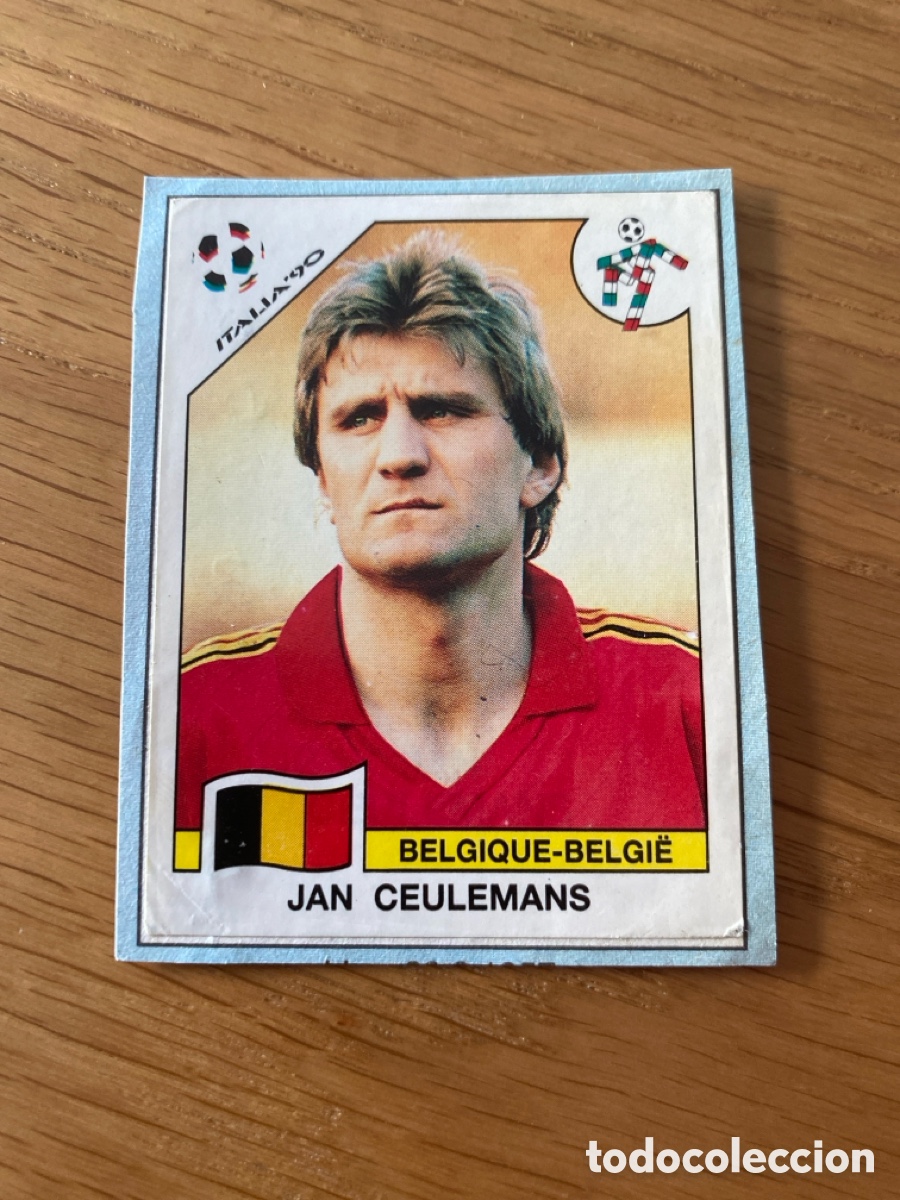 Cartes &agrave; collectionner de Football: Cromo panini mundial Italia 90 n&uacute;mero 340 Ceulemans - Stickers album world cup Italy 1990