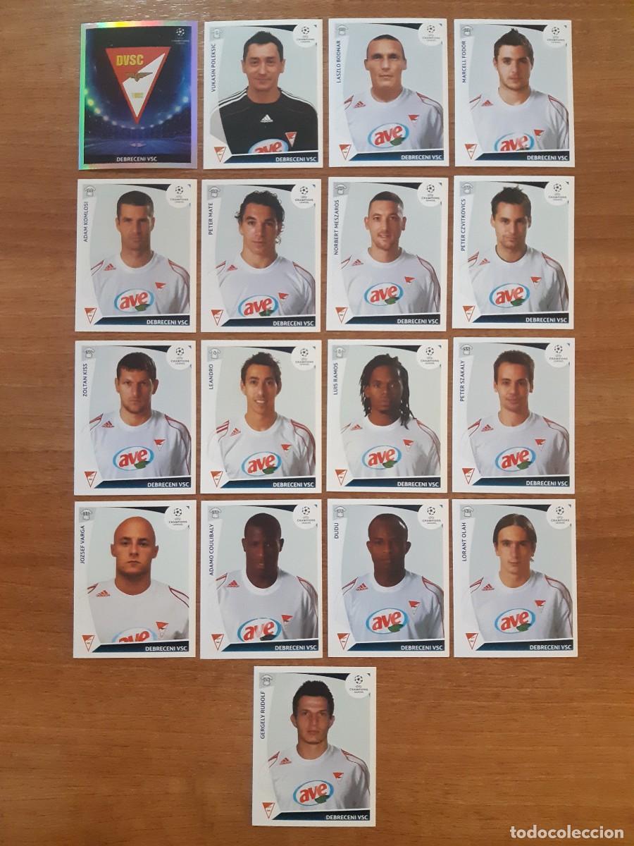 Cromos de Futebol: LOTE 17 CROMOS DIFERENTES DEBRECENI VSC HUNGR&Iacute;A CHAMPIONS LEAGUE 09-10 PANINI. NUEVOS