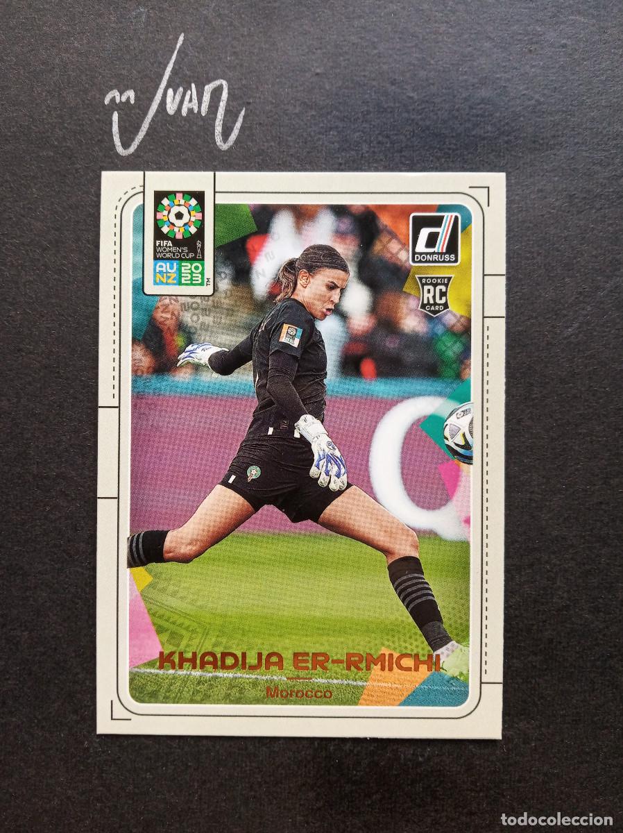 Cromos de F&uacute;tbol: 106 Rookie KHADIJA ER-RMICHI MARRUECOS AS FAR ⚽ Panini &reg; Donruss FIFA Women World Cup 2023 NUEVO
