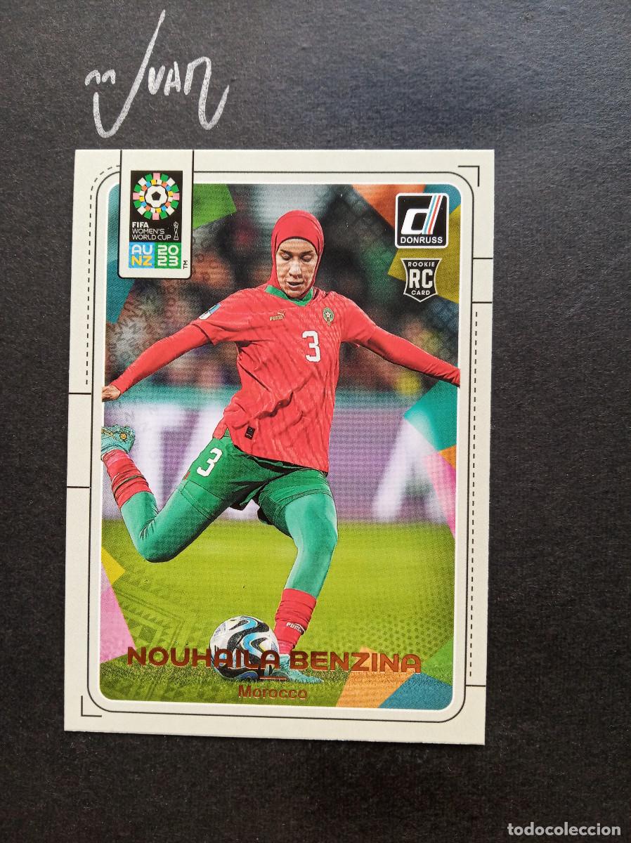Cromos de F&uacute;tbol: 108 Rookie NOUHAILA BENZINA MARRUECOS AS FAR ⚽ Panini &reg; Donruss FIFA Women World Cup 2023 NUEVO