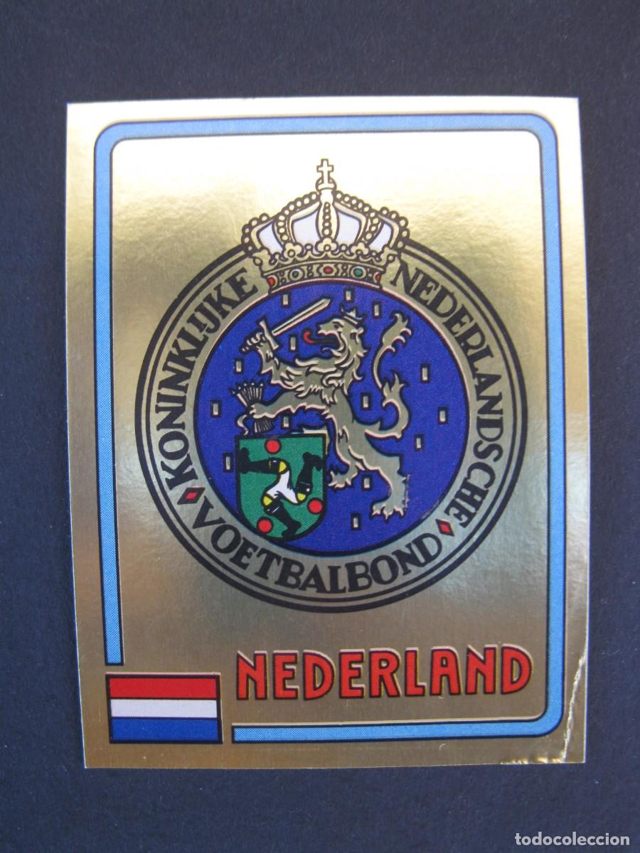Cromos de F&uacute;tbol: EURO 84 - CROMO N&ordm; 241 - ESCUDO DE HOLANDA - PANINI - NUNCA PEGADO.