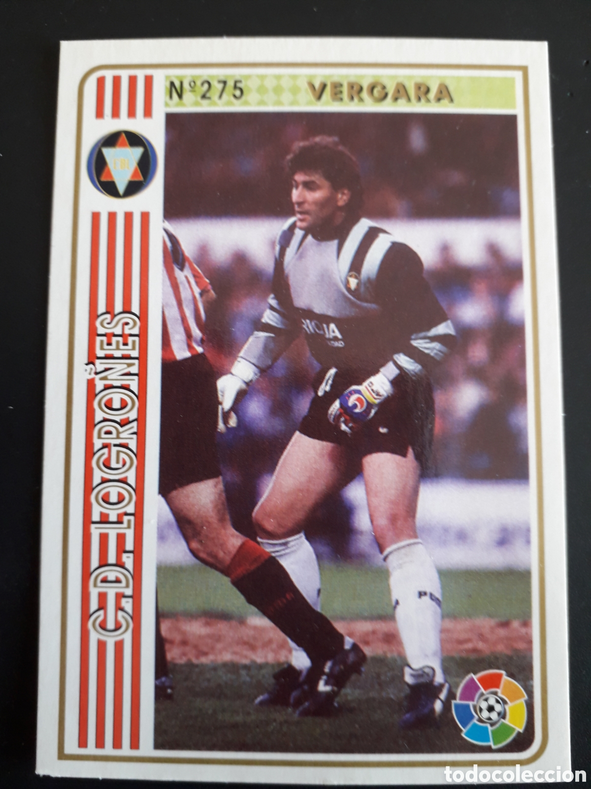 Football Stickers: VERGARA LOGRO&Ntilde;&Eacute;S LAS FICHAS DE LA LIGA 1994 1995 94 95 N&deg; 275 MUNDICROMO MC PEDIDO M&Iacute;NIMO 3&euro;