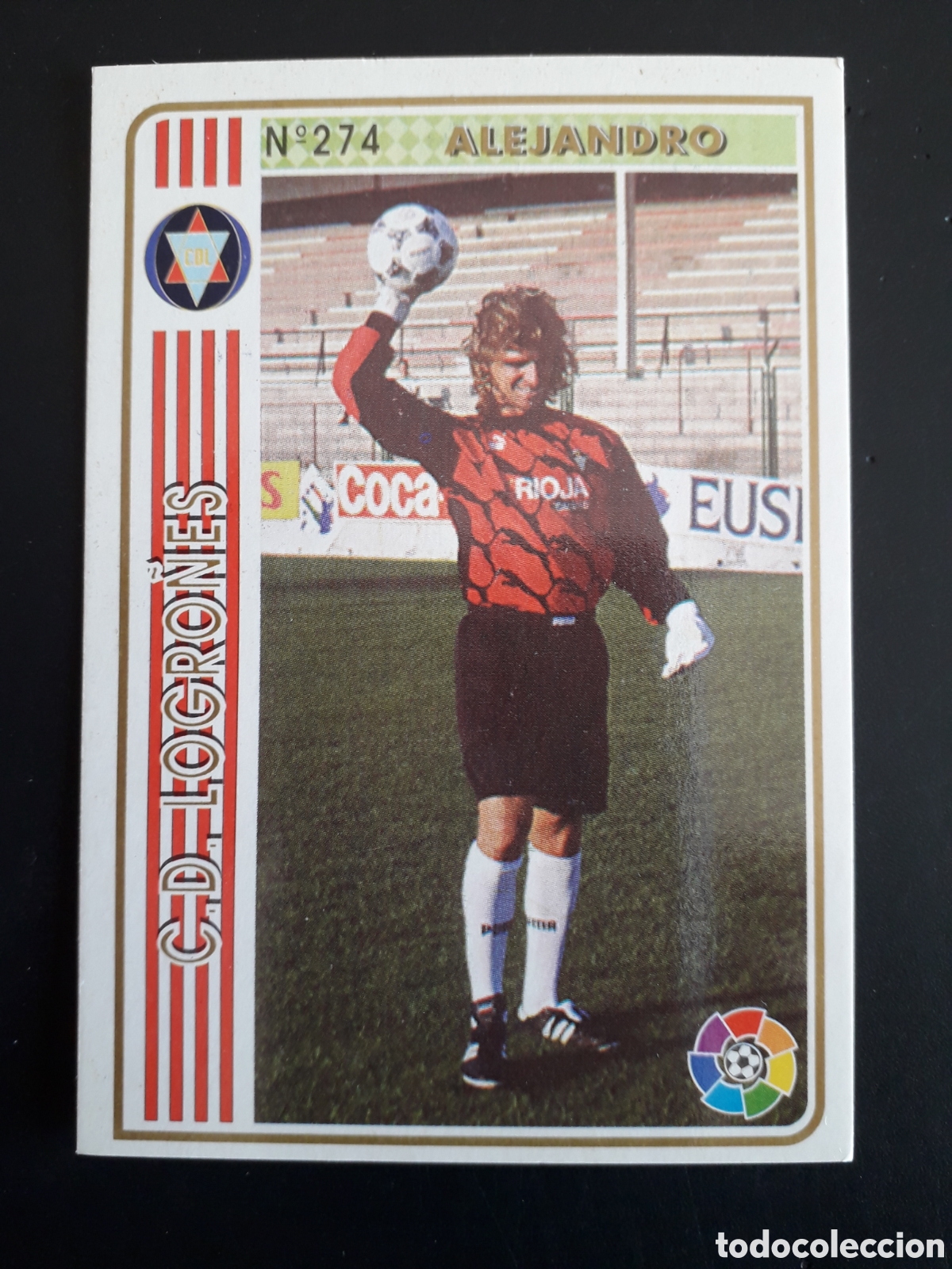 Football Stickers: ALEJANDRO LOGRO&Ntilde;&Eacute;S LAS FICHAS DE LA LIGA 1994 1995 94 95 N&deg; 274 MUNDICROMO MC PEDIDO M&Iacute;NIMO 3&euro;