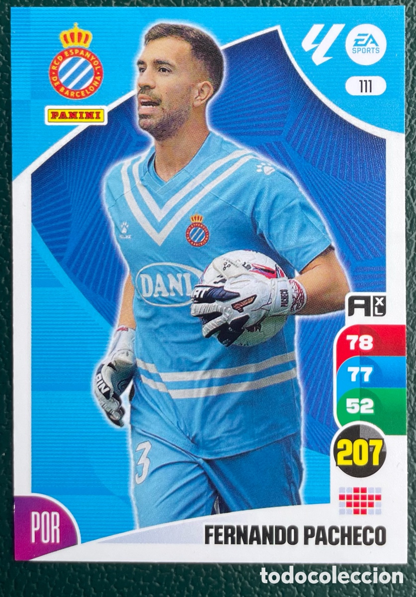 Cromos de Futebol: 111 FERNANDO PACHECO RCD ESPANYOL FICHAS ALBUM ADRENALYN XL 2024 2025 24 25