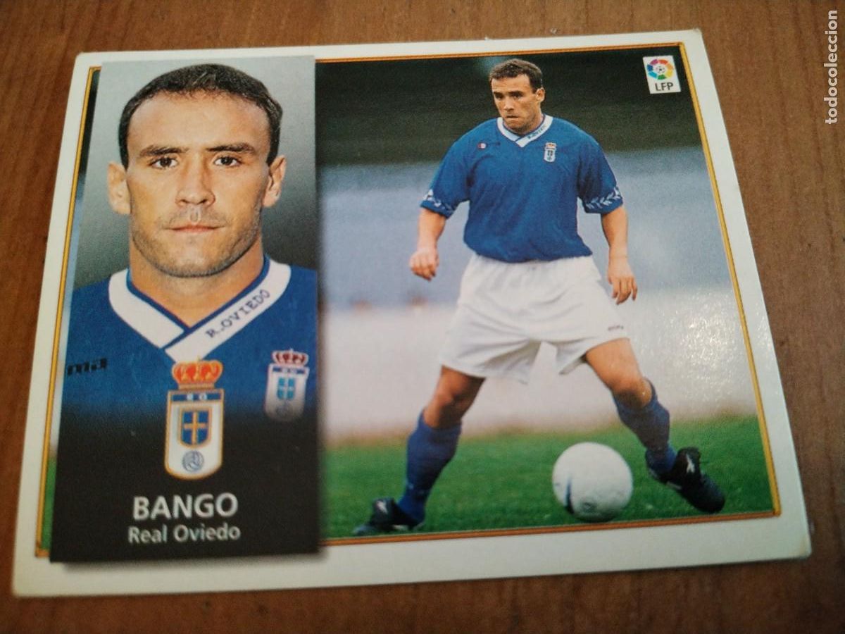 Cromos de f&uacute;tbol: LIGA 98/99. ULTIMOS FICHAJES, N&ordm; 35- BANGO-REAL OVIEDO- COLECCIONES ESTE.
