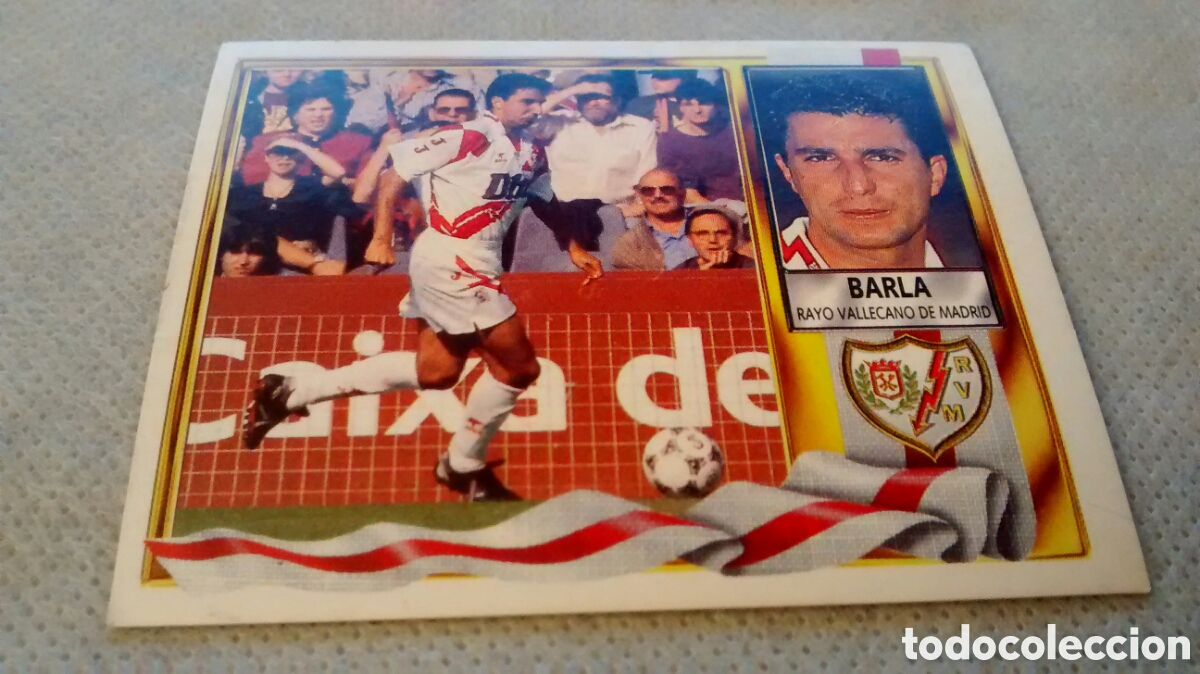 Cromos de f&uacute;tbol: 95 96 1995 1996 EDICIONES ESTE BARLA, RAYO VALLECANO - Foto 1