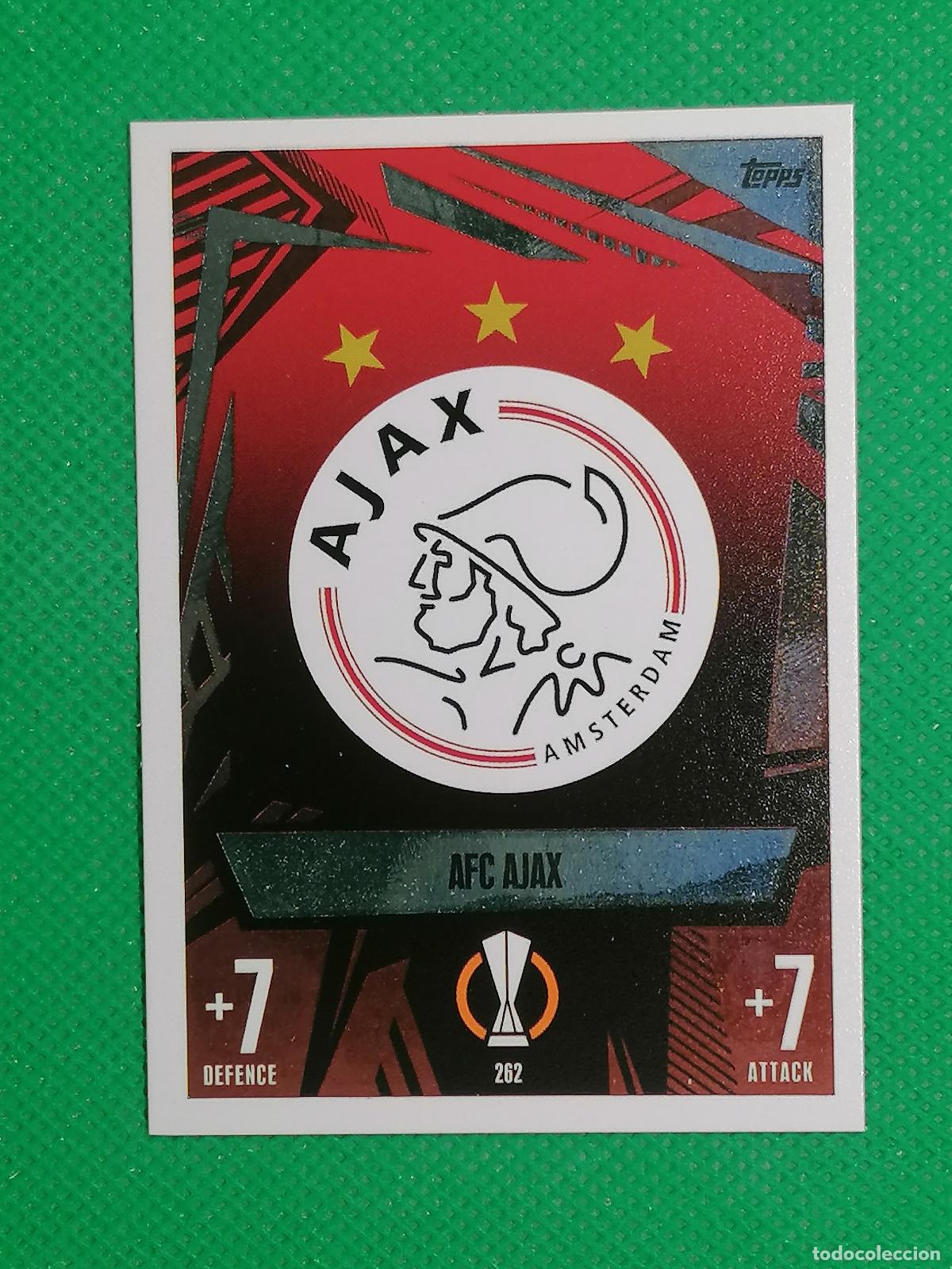 Cromos de f&uacute;tbol: 262 ESCUDO AJAX ⚽ TOPPS MATCH ATTAX 2023 2024 23 24 ⚽