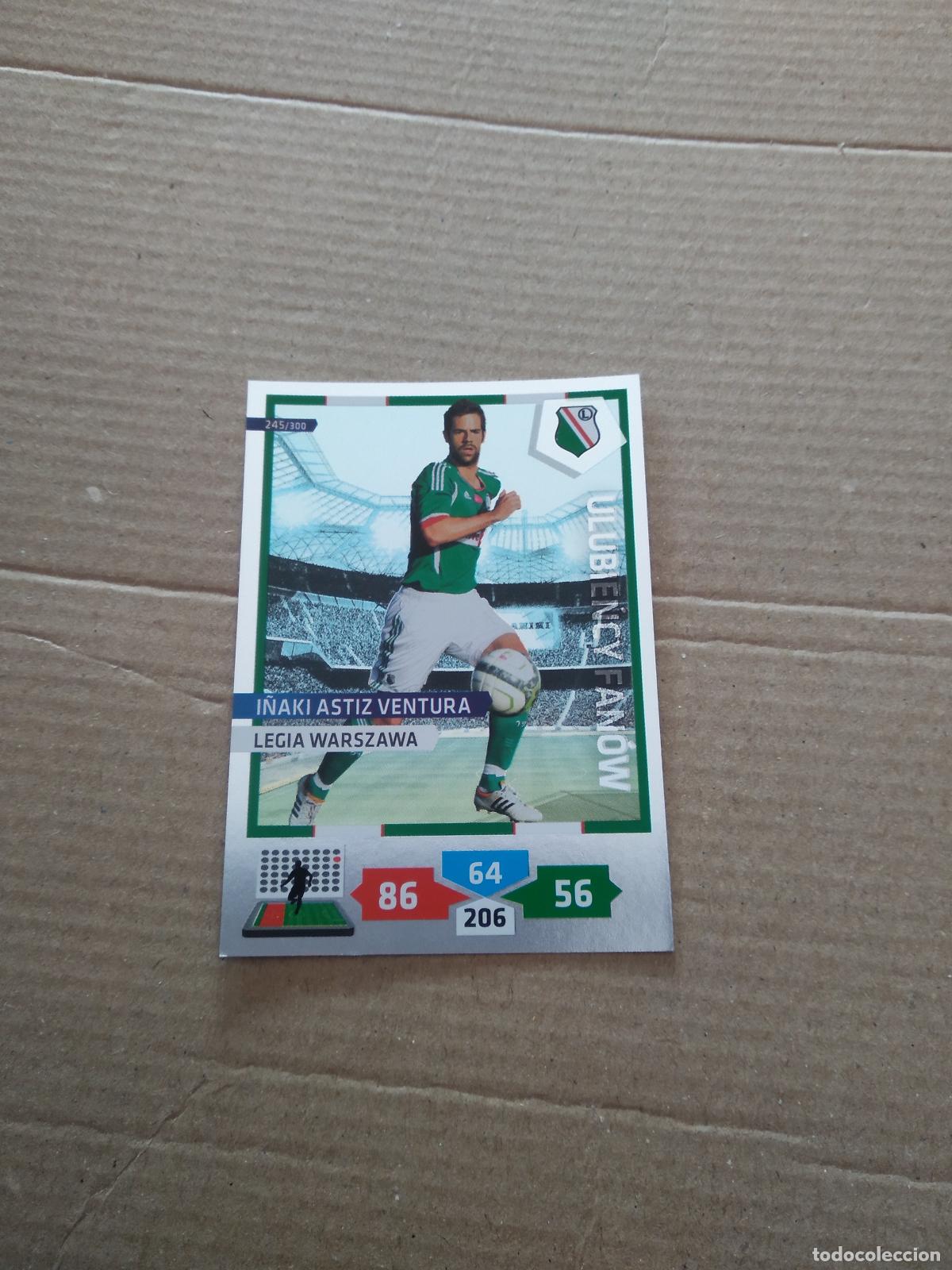 Cromos de F&uacute;tbol: 245 I&Ntilde;AKI ASTIZ VENTURA LEGIA CROMO FUTBOL ADRENALYN LIGA POLONIA 2013-2014 EKSTRAKLASA 13-14