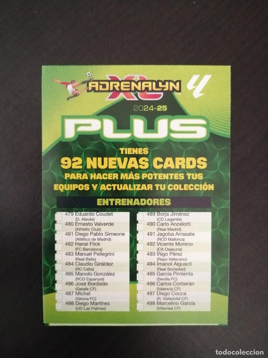 Figurine di Calcio: CARD ADRENALYN XL PANINI 2024-2025 24 25 CHECK LIST LISTADO ACTUALIZACI&Oacute;N PLUS NUEVAS CARDS