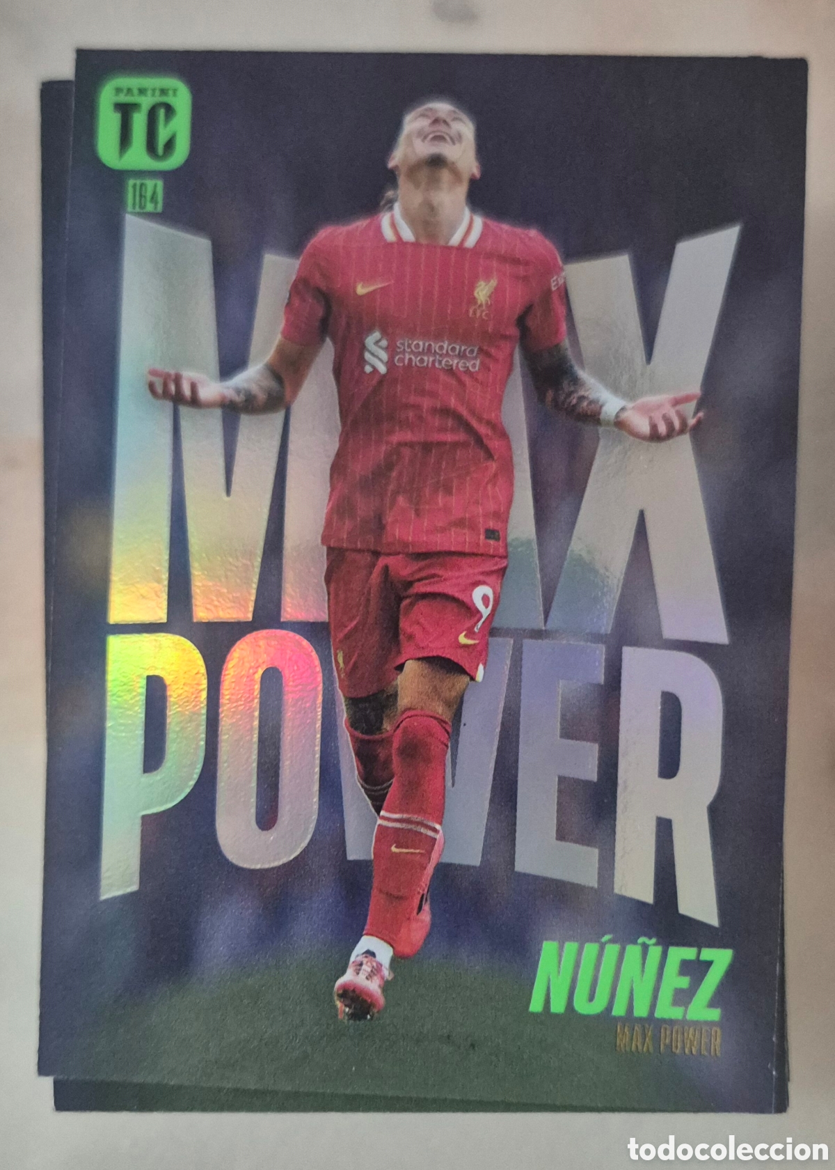 Cromos de f&uacute;tbol: 164 darwin liverpool max power top class 2025 - Foto 1