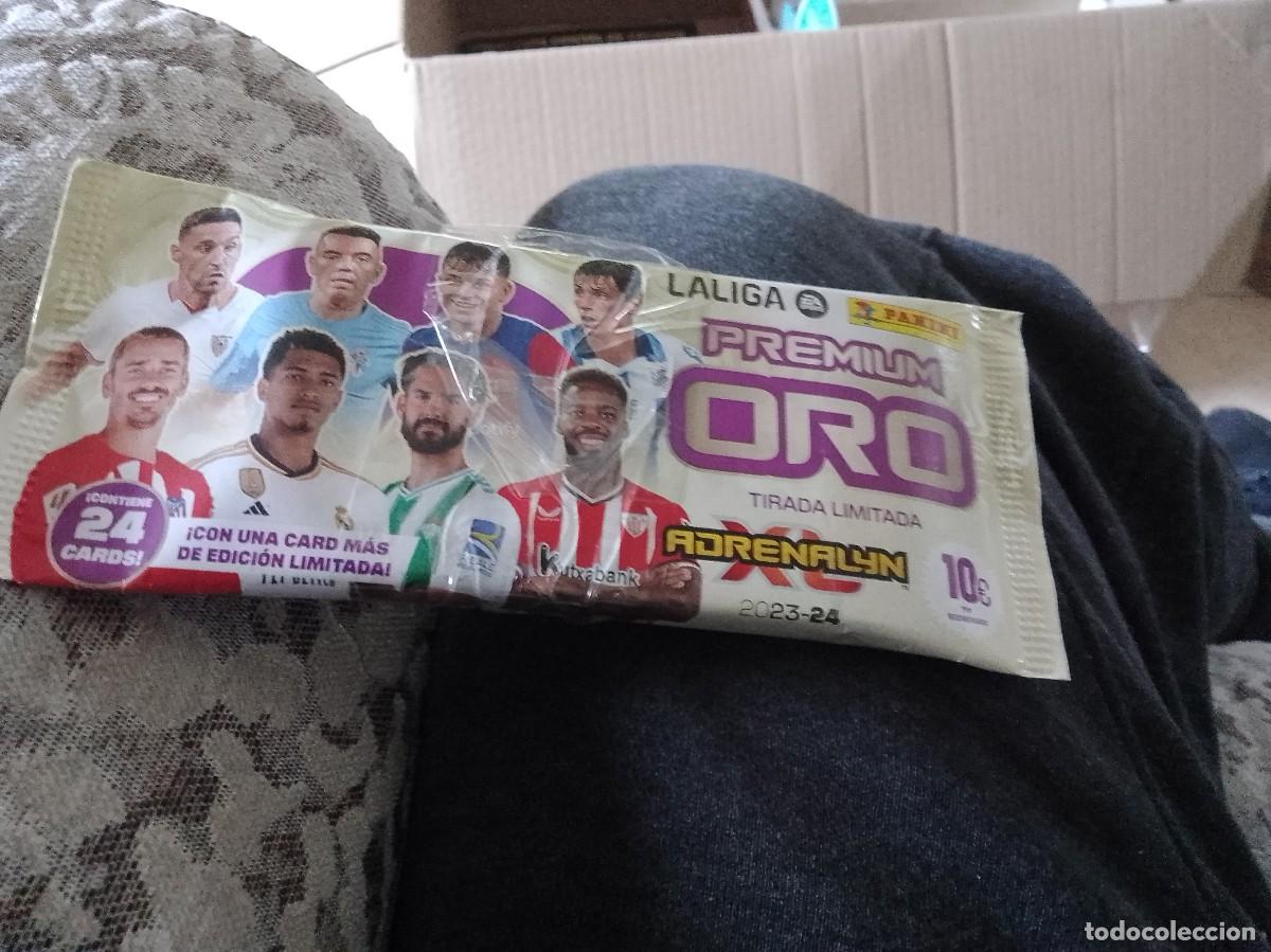 Cromos de F&uacute;tbol: Caluga Panini premium oro tirada limitada nuevo sin estrenar