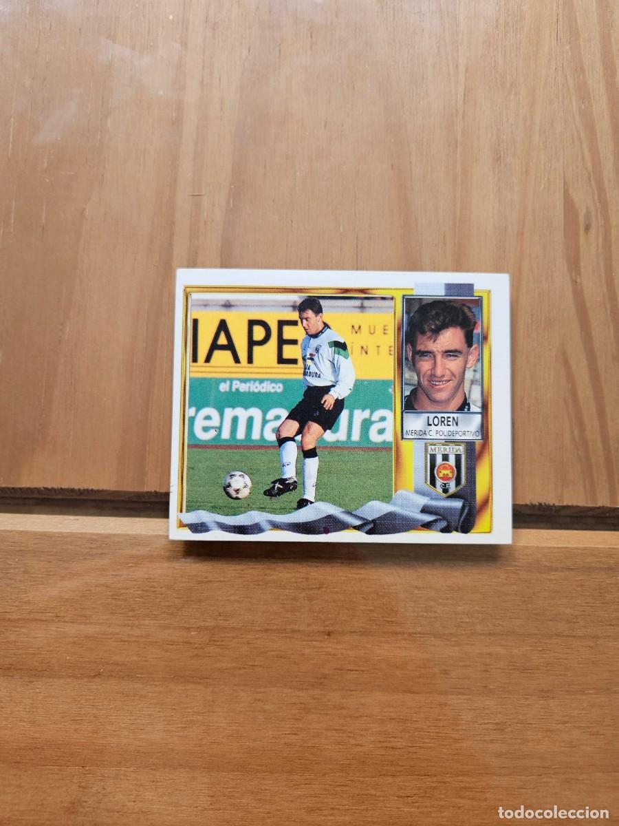 Fu&szlig;ball-Sticker: LOREN MERIDA LIGA ESTE 95 96 1995 1996 SIN PEGAR NUNCA PEGADO