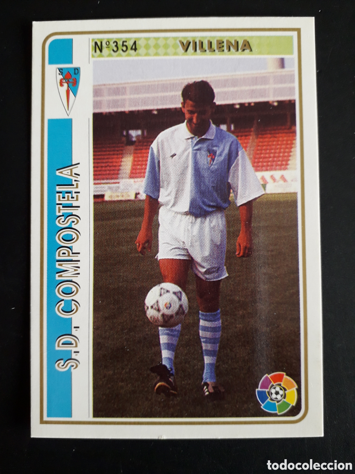 Cromos de f&uacute;tbol: VILLENA COMPOSTELA LAS FICHAS DE LA LIGA 1994 1995 94 95 N&deg; 354 MUNDICROMO MC PEDIDO M&Iacute;NIMO 3&euro;