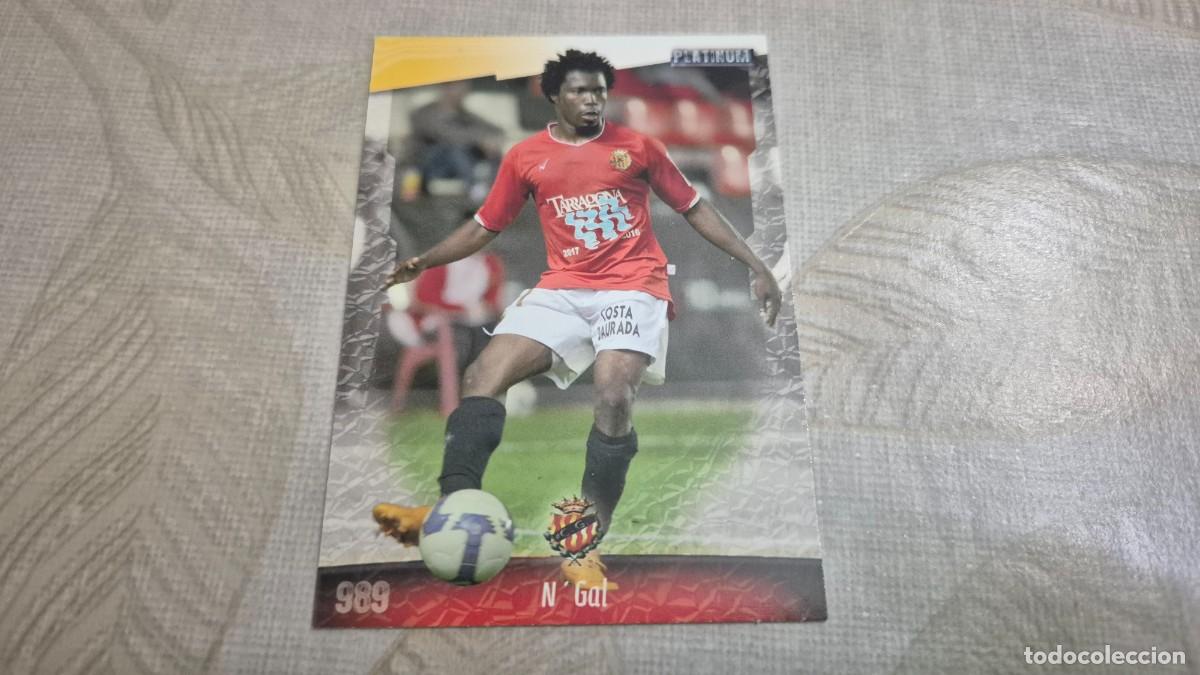 Football Stickers: LOTE MUNDICROMO LAS FICHAS DE LA LIGA 2009 N&ordm; 989 PLATINUM N&acute;GAL