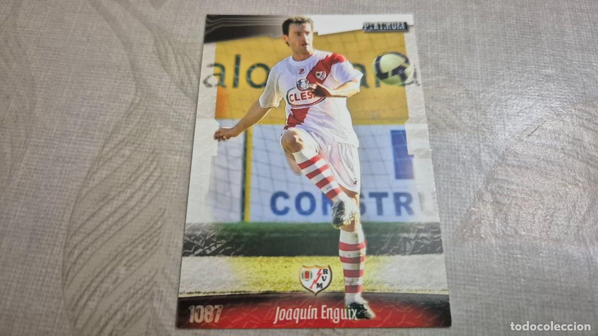 Football Stickers: LOTE MUNDICROMO LAS FICHAS DE LA LIGA 2009 N&ordm; 1087 PLATINUM JOAQUIN ENGUIX