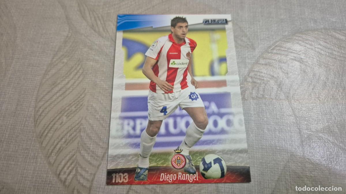 Football Stickers: LOTE MUNDICROMO LAS FICHAS DE LA LIGA 2009 N&ordm; 1103 PLATINUM DIEGO RANGEL