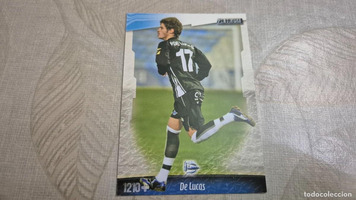 Cromos de Futebol: LOTE MUNDICROMO LAS FICHAS DE LA LIGA 2009 N&ordm; 1210 + PLATINUM DE LUCAS