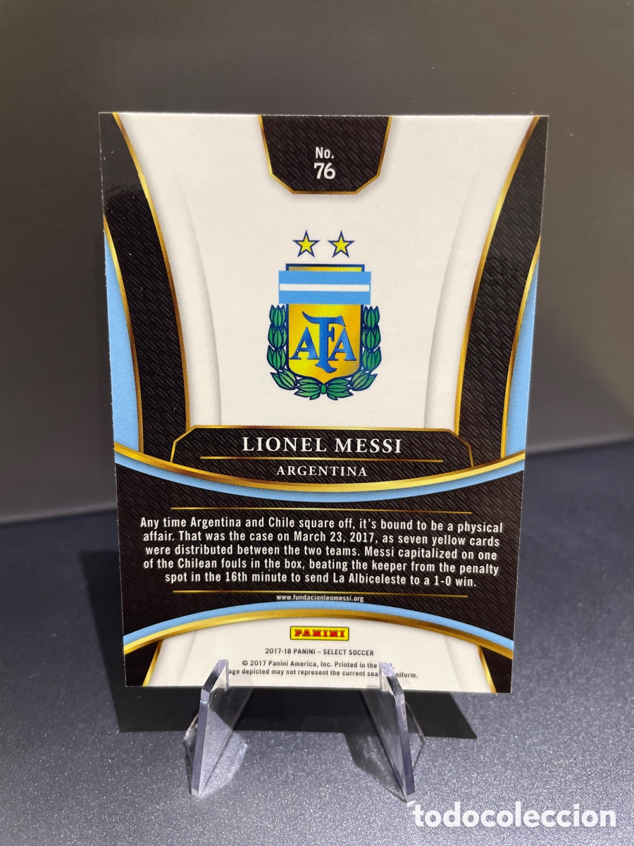 Cromos de f&uacute;tbol: Lionel Messi 76 Panini Select 2017 Argentina - Foto 2