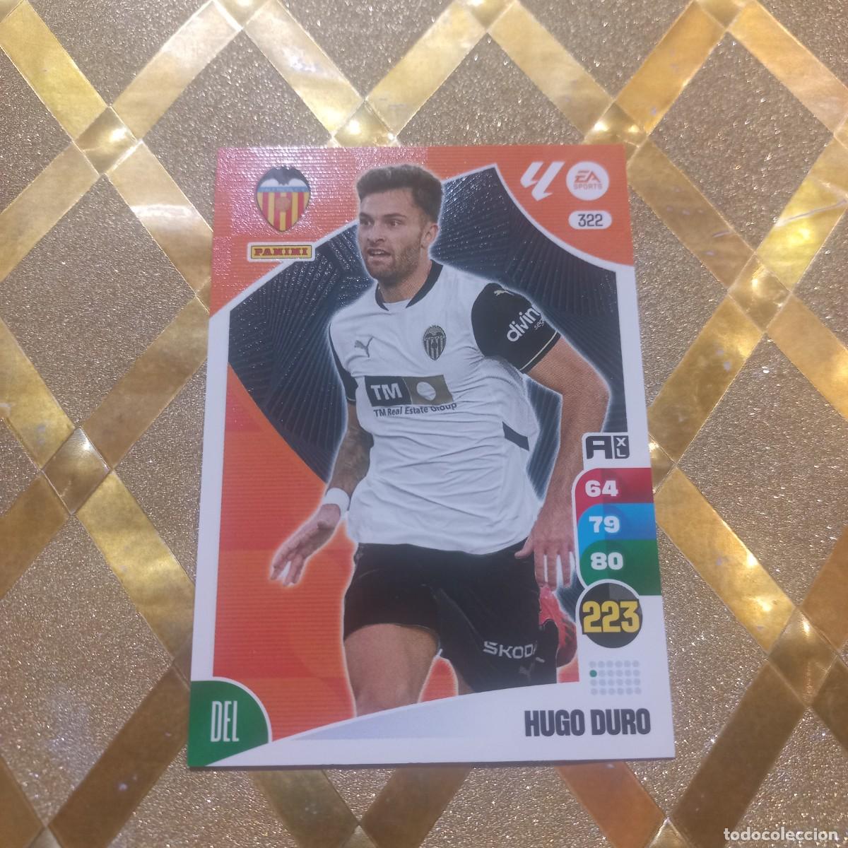 Cromos de f&uacute;tbol: CROMO DE FUTBOL NUMERO 322 HUGO DURO VALENCIA LIGA 2024 2025 ADRENALYN XL PANINI !