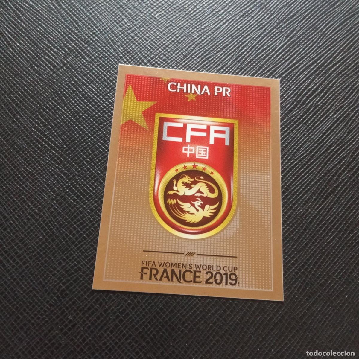 Cromos de f&uacute;tbol: 119 ESCUDO CHINA PANINI FEMENINO WOMEN&acute;S MUNDIAL 2019 FRANCIA 19 SIN PEGAR - A183 PG262