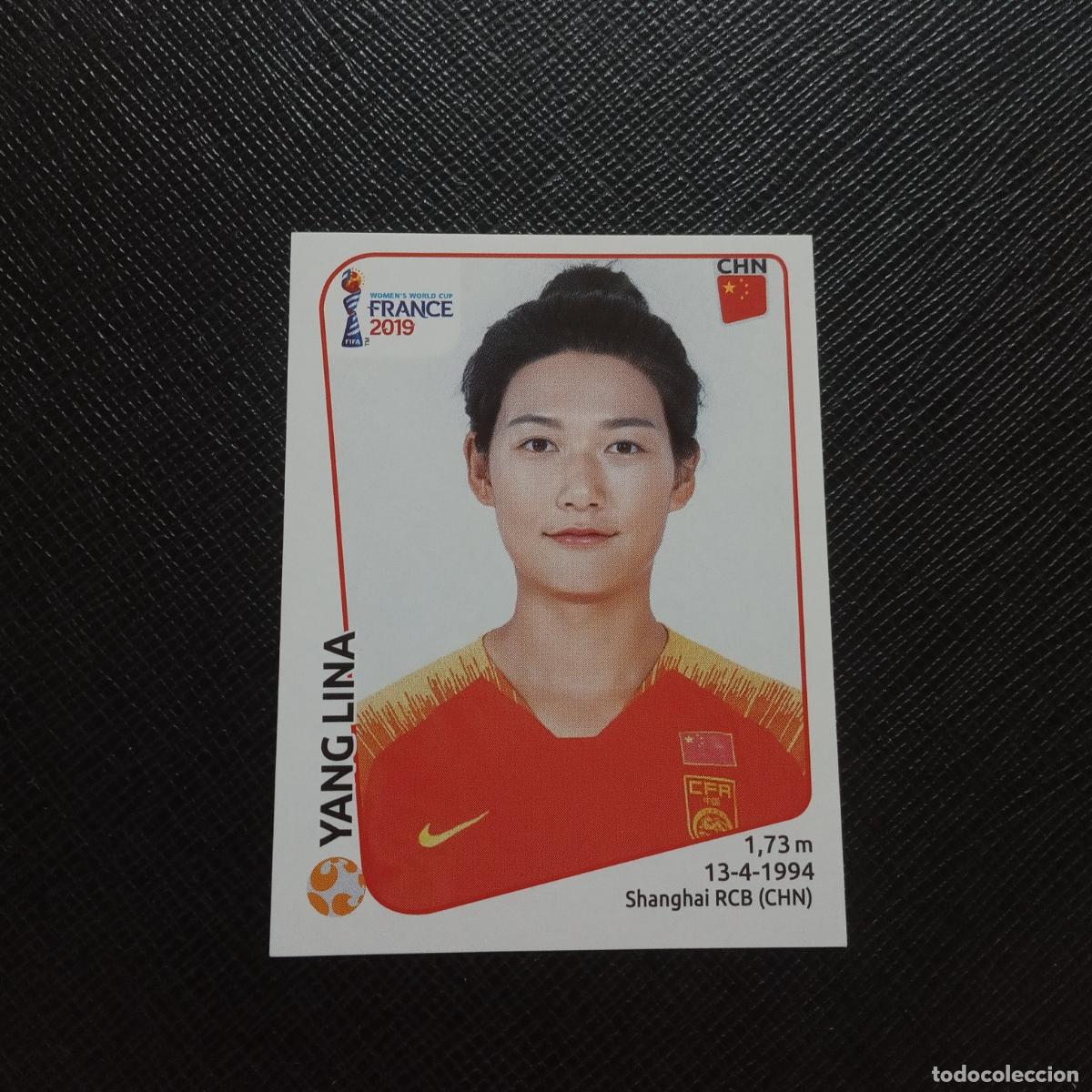 Cromos de f&uacute;tbol: 132 YANG LINA CHINA PANINI FEMENINO WOMEN&acute;S MUNDIAL 2019 FRANCIA 19 SIN PEGAR - A183 PG262
