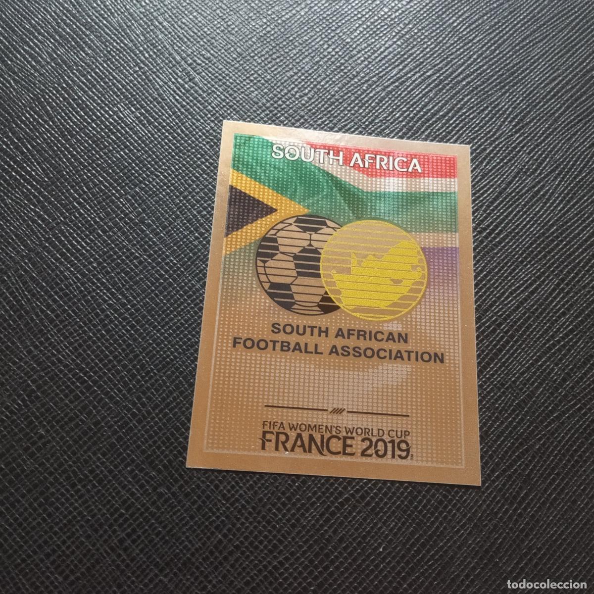 Cromos de f&uacute;tbol: 157 ESCUDO SOUTH AFRICA PANINI FEMENINO WOMEN&acute;S MUNDIAL 2019 FRANCIA 19 - SIN PEGAR A183 PG280