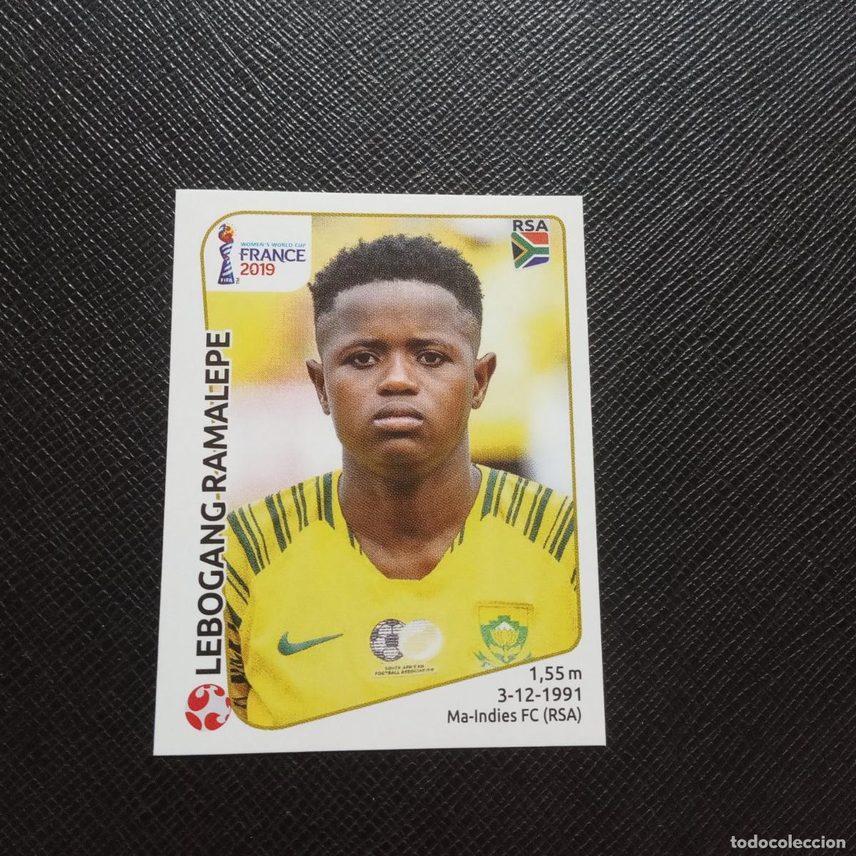 Cromos de f&uacute;tbol: 165 RAMALEPE SOUTH AFRICA PANINI FEMENINO WOMEN&acute;S MUNDIAL 2019 FRANCIA 19 SIN PEGAR A183 PG280