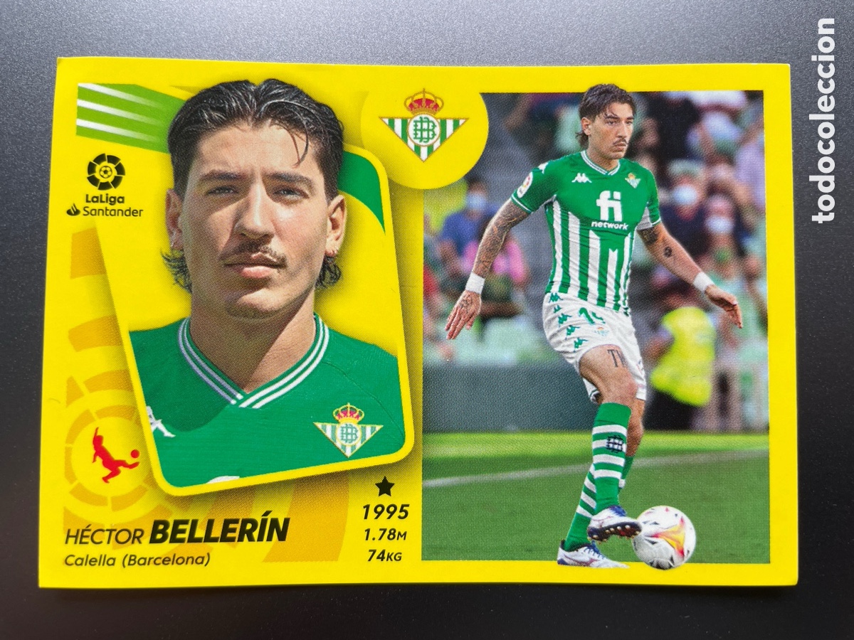 Cromos de Futebol: Bellerin 57 Ultimos Fichajes Liga Este 2021-22 Panini Betis