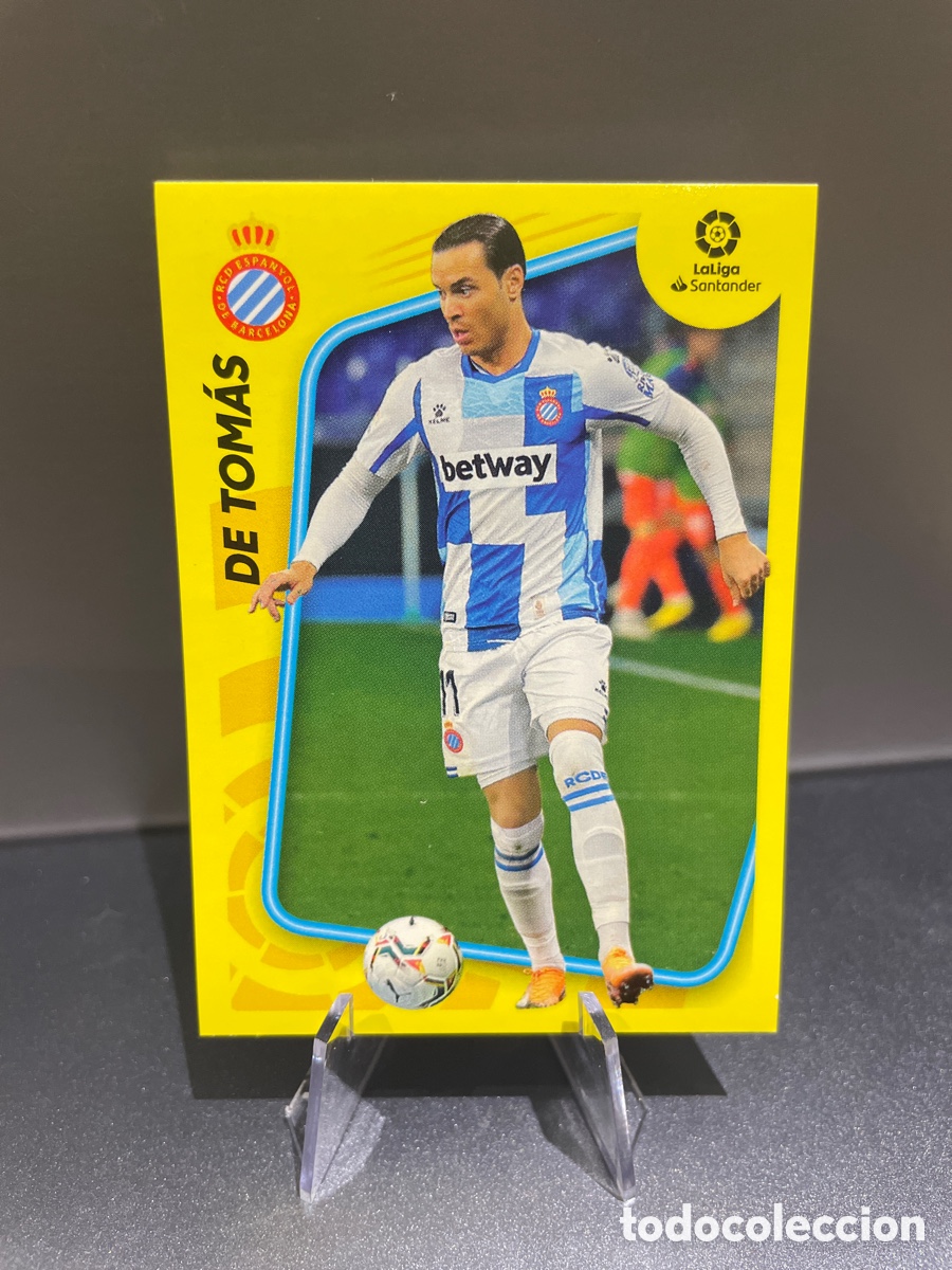 Cromos de Futebol: De Tomas 3 Liga Este 2021-22 Panini Espanyol