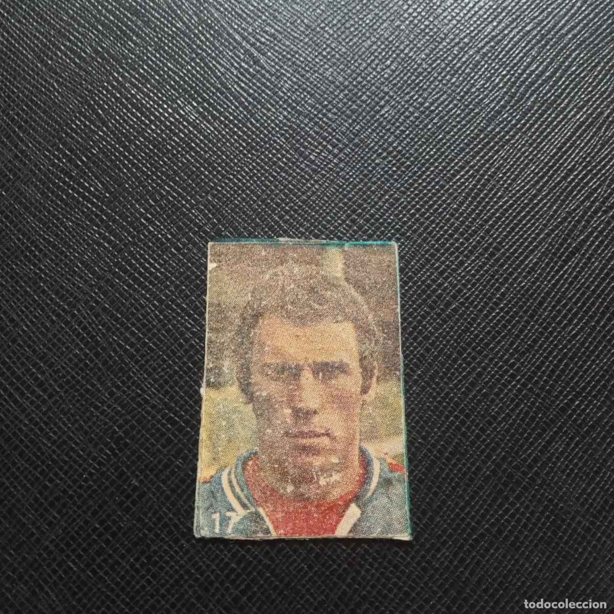 Cromos de f&uacute;tbol: 17 AMANCIO PIPAS GABARDA FIGURAS DEPORTE 1974 CROMO FUTBL LIGA 74 - DESPEGADO - A120 PG388