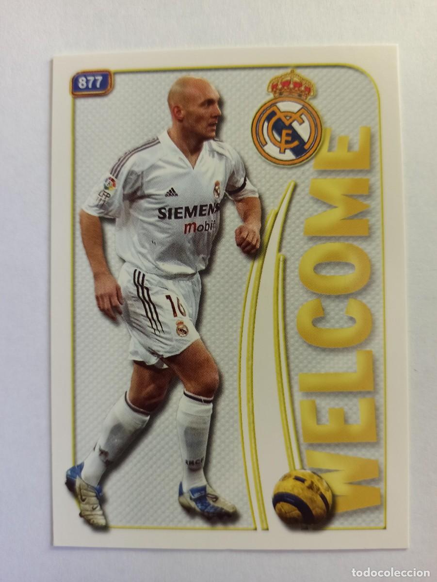 Figurine di Calcio: CARD 877 THOMAS GRAVESEN REAL MADRID WELCOME MATE - MUNDICROMO MC FICHAS DE LA LIGA 2004 2005 04 05