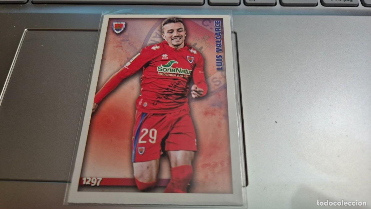 Football Stickers: LOTE MUNDICROMO LAS FICHAS DE LA LIGA 2015 N&ordm; 1297 LUIS VALCARCE