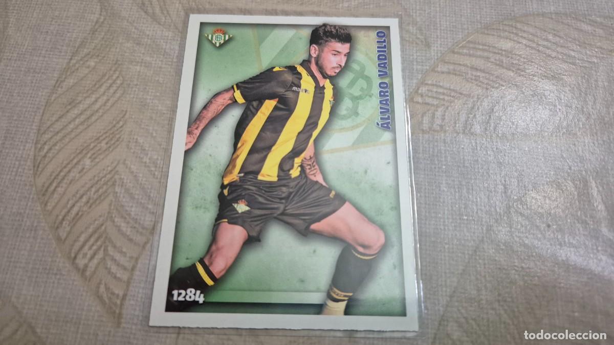 Cromos de Futebol: LOTE MUNDICROMO LAS FICHAS DE LA LIGA 2015 N&ordm; 1284 ALVARO VADILLO