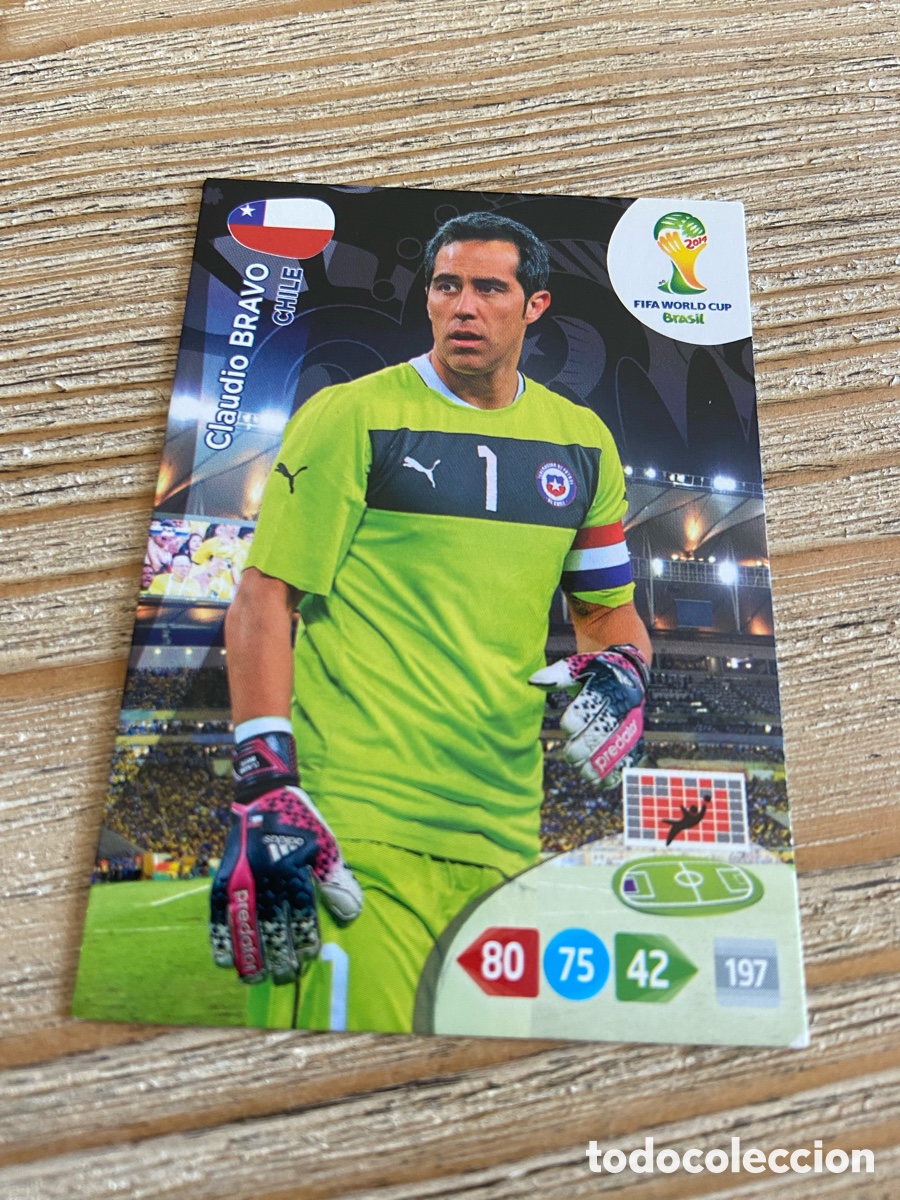 Cromos de f&uacute;tbol: BRAVO CHILE ADRENALYN XL BRASIL 2014 WORLD CUP MUNDIAL FUTBOL 14