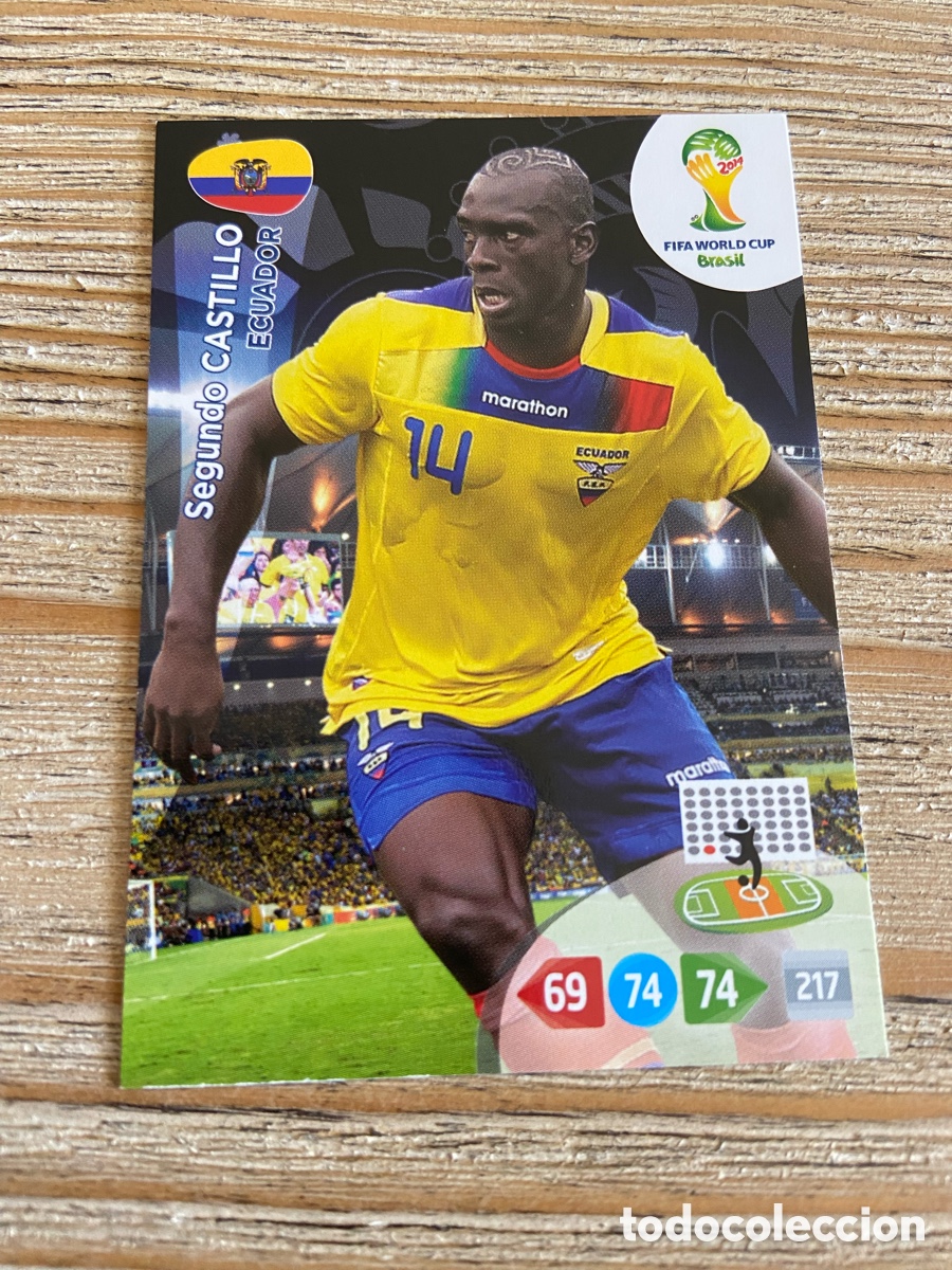Figurine di Calcio: CASTILLO ECUADOR ADRENALYN XL BRASIL 2014 WORLD CUP MUNDIAL FUTBOL 14
