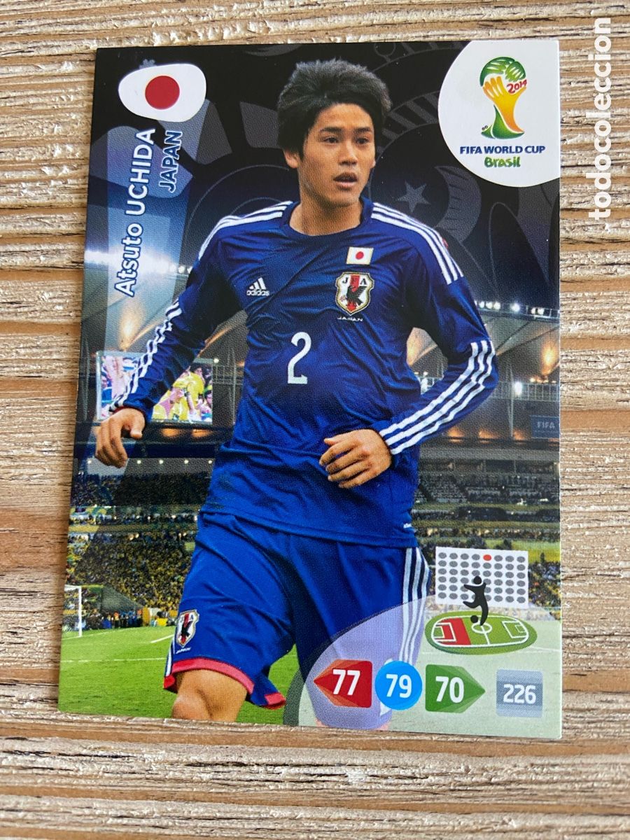 Cromos de F&uacute;tbol: UCHIDA JAPON ADRENALYN XL BRASIL 2014 WORLD CUP MUNDIAL FUTBOL 14