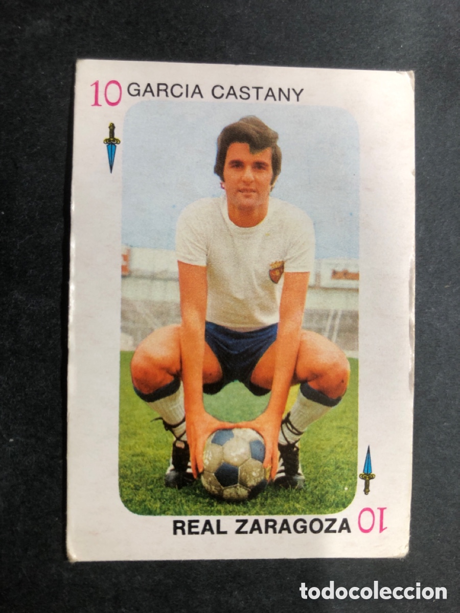 Football Stickers: CROMO FUTBOL SIN PEGAR FUTBOLISTAS TELE MOTOR GARCIA CASTANY REAL ZARAGOZA EDICIONES ESTE