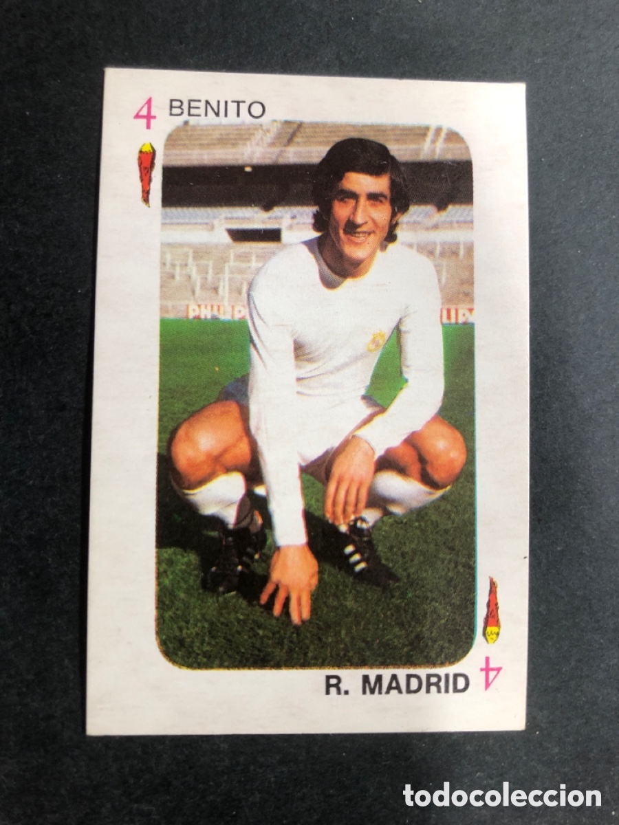 Football Stickers: CROMO FUTBOL SIN PEGAR FUTBOLISTAS TELE MOTOR BENITO R. MADRID EDICIONES ESTE