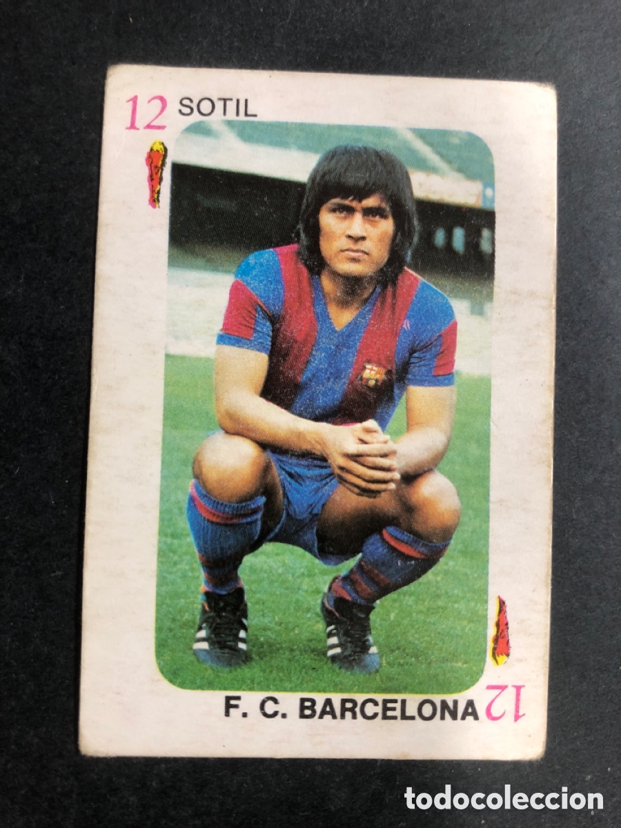 Football Stickers: CROMO FUTBOL SIN PEGAR FUTBOLISTAS TELE MOTOR SOTIL F.C BARCELONA EDICIONES ESTE