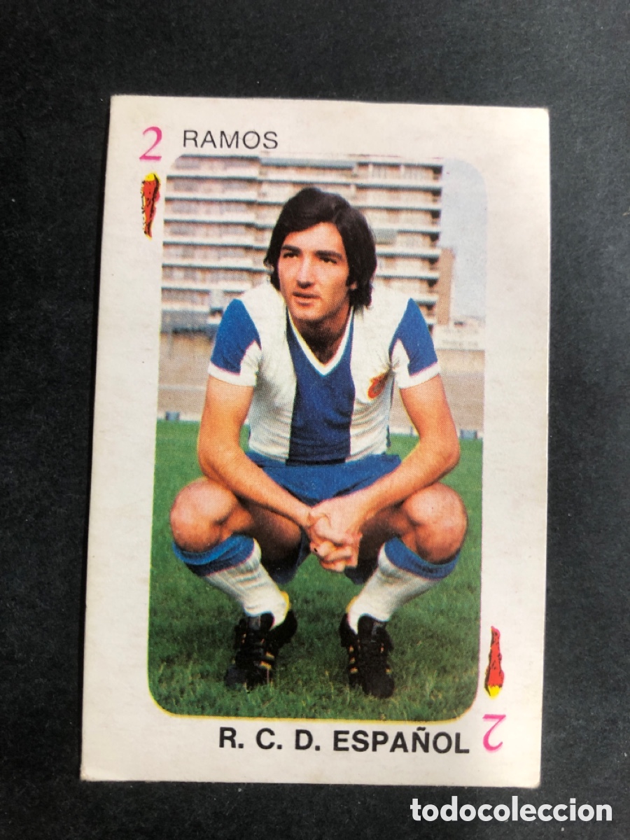 Football Stickers: CROMO FUTBOL SIN PEGAR FUTBOLISTAS TELE MOTOR RAMOS R.C.D ESPA&Ntilde;OL EDICIONES ESTE