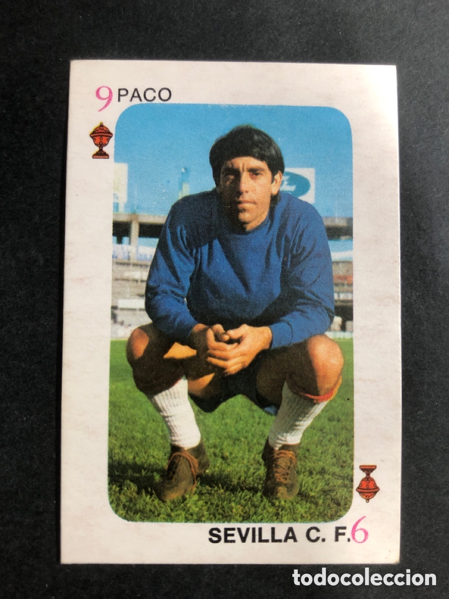Football Stickers: CROMO FUTBOL SIN PEGAR FUTBOLISTAS TELE MOTOR PACO SEVILLA C.F EDICIONES ESTE