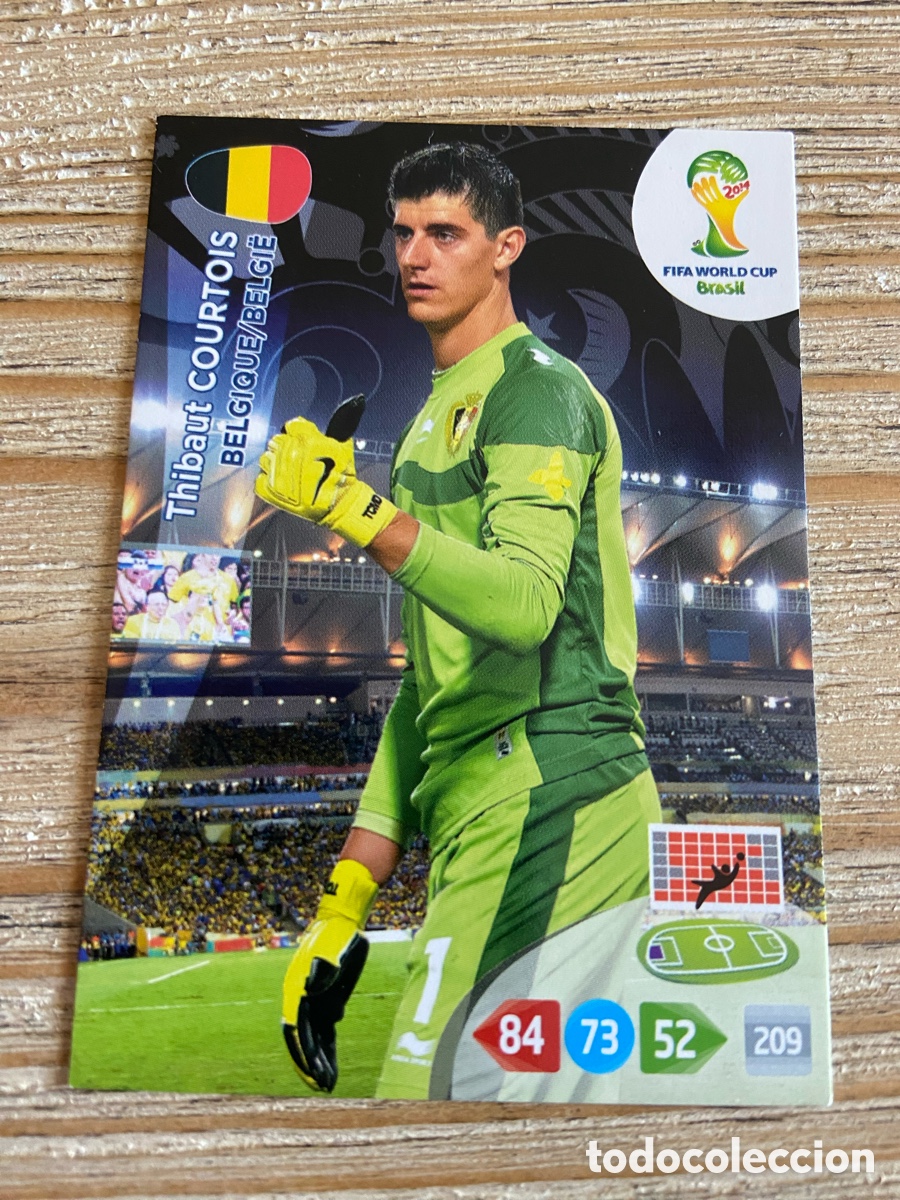 Cromos de f&uacute;tbol: COURTOIS BELGICA ADRENALYN XL BRASIL 2014 WORLD CUP MUNDIAL FUTBOL 14