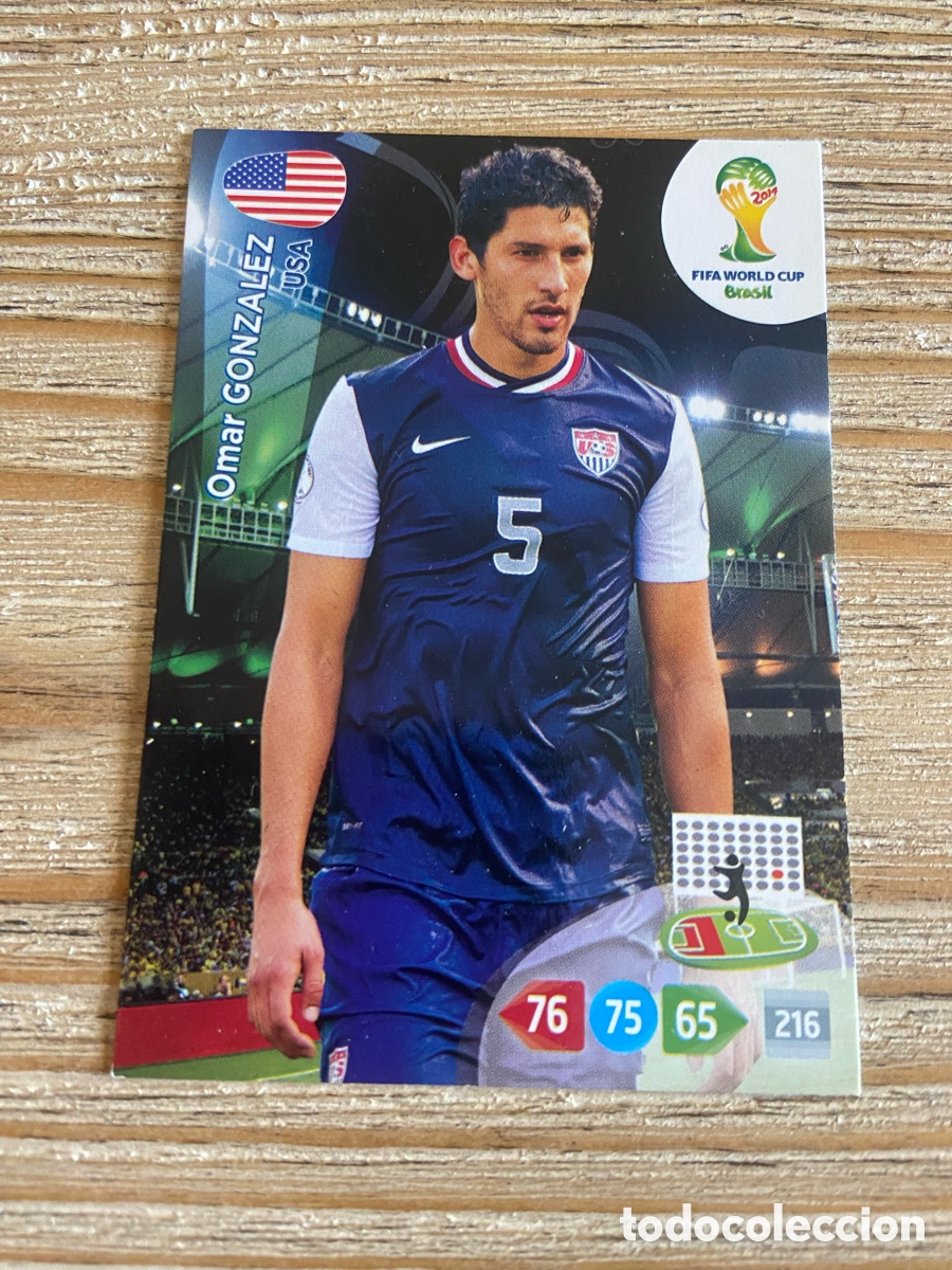 Figurine di Calcio: OMAR GONZALEZ USA ADRENALYN XL BRASIL 2014 WORLD CUP MUNDIAL FUTBOL 14