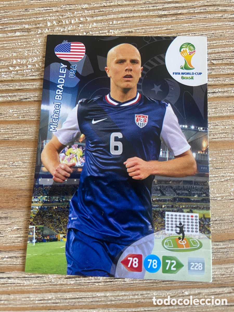 Cartes &agrave; collectionner de Football: BRADLEY USA ADRENALYN XL BRASIL 2014 WORLD CUP MUNDIAL FUTBOL 14