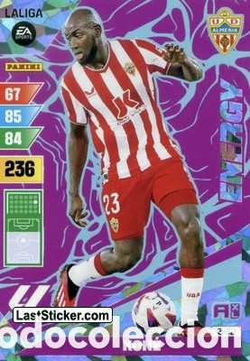 Cromos de f&uacute;tbol: 362 energy KONE ALMERIA ADRENALYN 2023 2024 23 24 PANINI F&Uacute;TBOL CROMOS CARDS