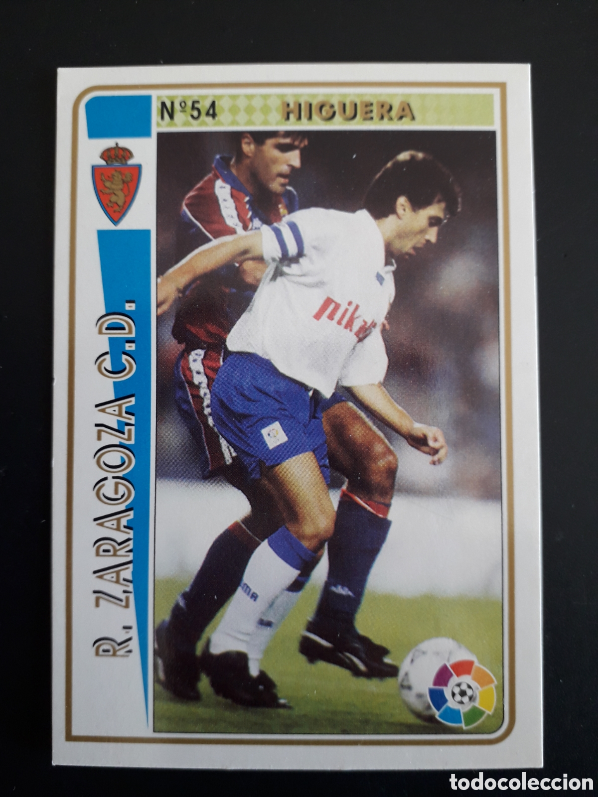 Football Stickers: HIGUERA ZARAGOZA LAS FICHAS DE LA LIGA 1994 1995 94 95 N&deg; 54 MUNDICROMO MC PEDIDO M&Iacute;NIMO 3&euro;
