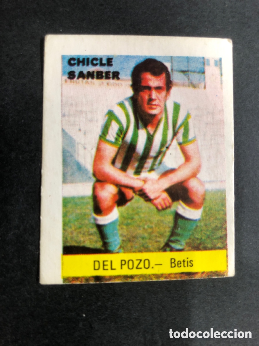 Football Stickers: CROMO FUTBOL SIN PEGAR DEL POZO BETIS CHICLE SANBER